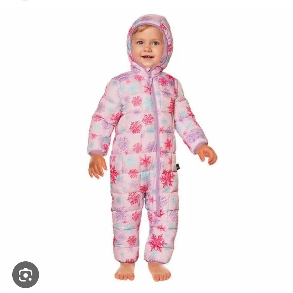 NWT Spyder Pink Snowsuit One Piece Cozy